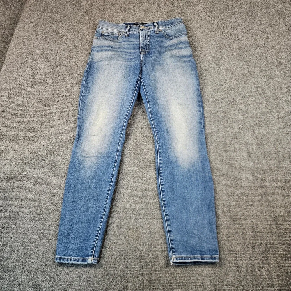 Lucky Brand Ava Mid Rise Skinny Jeans Womens 6 28 Ankle Medium Wash 21B37WP10653